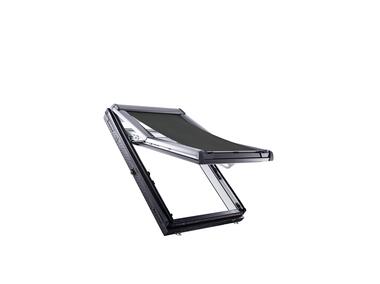 Zdjęcie: Markiza zewnętrzna Screen do okien Designo R4/R7, 074/118, manualna ROTO