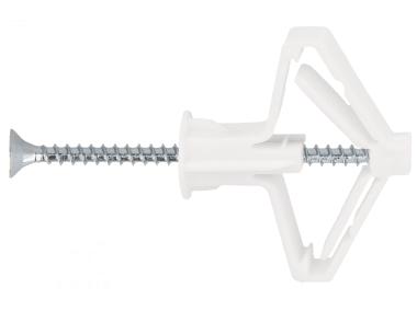 Zdjęcie: Kołek tworzywowy z wkrętem z łbem stożkowym GL 10 mm 50 szt. RAWLPLUG