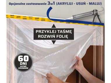 Zdjęcie: Taśma malarska Washi Kombo Pro - Masker 110 cm BLUE DOLPHIN
