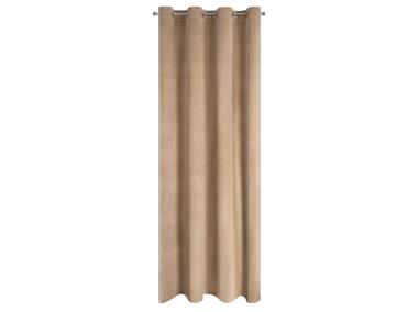 Zdjęcie: Zasłona gotowa Melanie 140x250 cm ciemnobeżowy EUROFIRANY