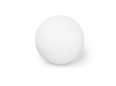 Zdjęcie: Lampka solarowa kula 20 cm RGB + pilot biała naziemna VOLTENO