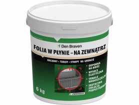 Folia w płynie do zewnątrz, Sanitary Foil Extra 6 kg szara DEN BRAVEN