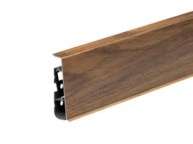 Zdjęcie: Listwa przypodłogowa PVC Hi Line Prestige 2,2x7,5 cm 2,50 m Dąb Riverine Mat CEZAR