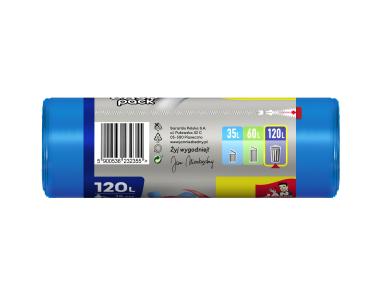 Zdjęcie: Worki HD Easy-pack niebieskie 120 L - 15 szt. JAN NIEZBĘDNY