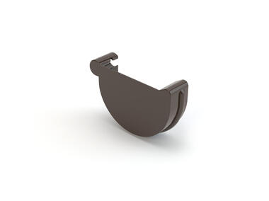 Zdjęcie: Denko rynny prawe 150 mm ciemny brąz GAMRAT