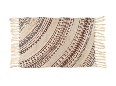 Zdjęcie: Dywanik łazienkowy Boho 60x90 cm szlaczki ALSEA