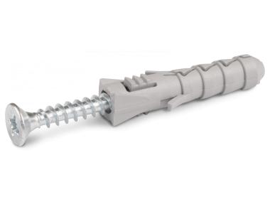 Zdjęcie: Kołek rozporowy FIX 8x40 mm z wkrętem 4,5x50 mm 200 szt. RAWLPLUG