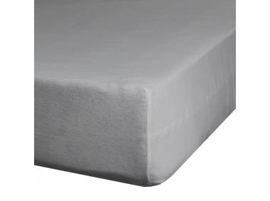 Zdjęcie: Prześcieradło z gumką Nova 3, 140x200 cm + 30 cm kolor stalowy EUROFIRANY