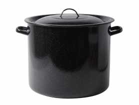Garnek gładki 36 cm - 20 L z pokrywką FLORINA