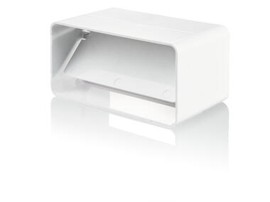 Zdjęcie: Łącznik kanałów prostokątnych z zawororem zwrotnym 110x55 mm VENTIKA