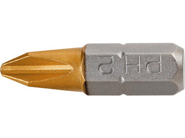 Zdjęcie: Końcówki wkrętakowe PH2 x 25 mm, 2 sztuki GRAPHITE