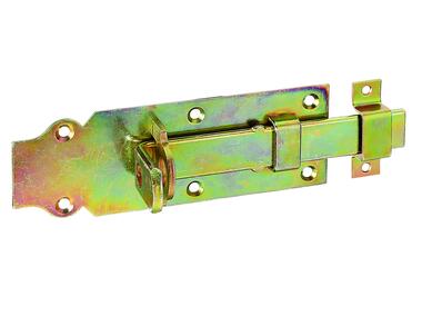 Zdjęcie: Zasuwa zamkowa z obejmą ocynk 160x56 mm ALBERTS