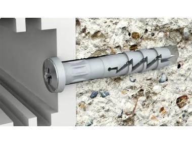 Zdjęcie: Kołek wbijany FX-N-C nylonowy szybkiego montażu z kołnierzem cylindrycznym 8x80 mm 50 szt. RAWLPLUG