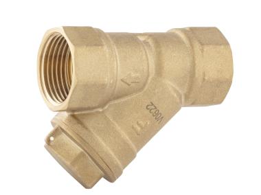 Zdjęcie: Filtr skośny siatkowy nakrętno-nakrętny DN15 G1/2 FERRO