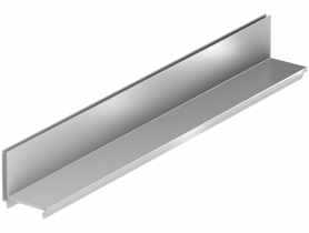 Ruszt szczelinowy ze stali ocynkowanej 100 cm do systemu Self Euroline i Sefl Platform ACO