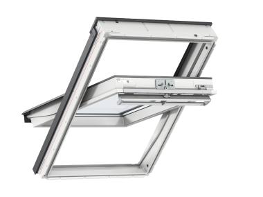 Okno GGU 0068 drewniano-poliuretanowe otwierane u góry, 55x78 cm VELUX