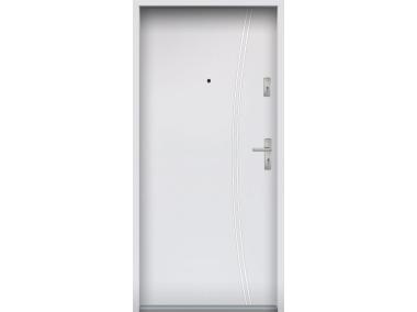 Zdjęcie: Drzwi wejściowe do mieszkań Bastion R-61 Biały 90 cm lewe OSP KR CENTER