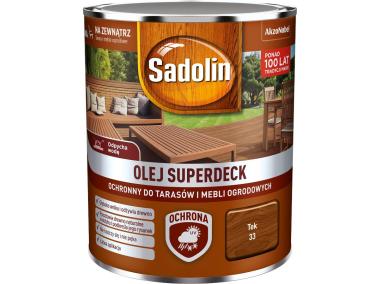 Zdjęcie: Olej do tarasów Superdeck 0,75 L tek SADOLIN