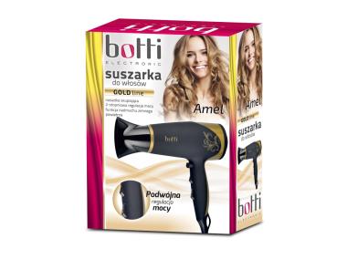 Zdjęcie: Suszarka do włosów Amel Gold Line BY-523  BOTTI