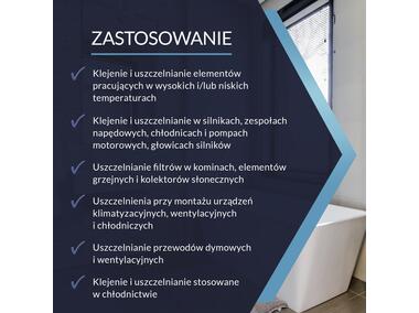 Zdjęcie: Silikon wysokotemperaturowy czerwony 20 ml TYTAN PROFESSIONAL