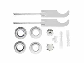 Komplet korków grzejnikowych 1" x 1/2" z 2-ma wieszakami FERRO