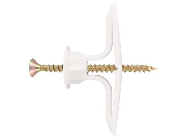 Zdjęcie: Kołek tworzywowy z wkrętem z łbem stożkowym GL 8 mm 100 szt. RAWLPLUG