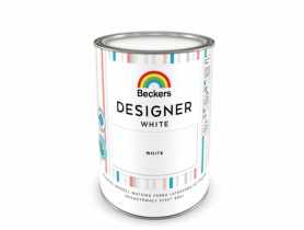 Farba lateksowa biała Beckers Designer White 1L Tikkurila BECKERS