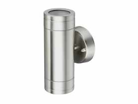 Kinkiet ogrodowy Olimp 2xGU10 inox POLUX