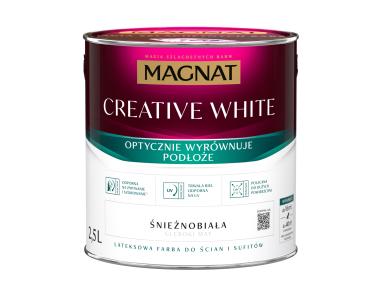 Zdjęcie: Farba Creative White 2,5L MAGNAT
