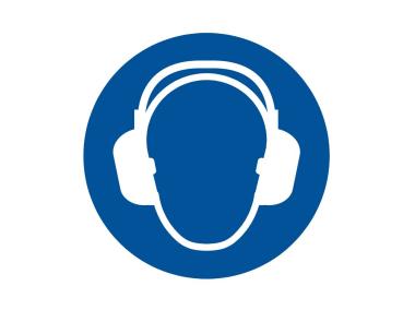 Zdjęcie: Oznaczenie "Nakaz stosowania ochrony uszu" 21x21 cm METRO