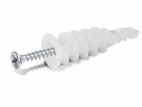 Łącznik nylonowy DRA-01-LONG samowiercący 16x46 mm z wkrętem 4,0x40 mm 100 szt. RAWLPLUG