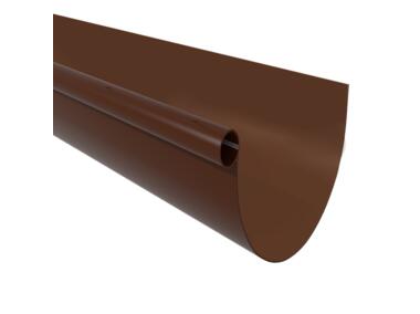 Zdjęcie: Rynna G125 ryflowana brąz 300 cm SCALA