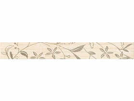 Listwa płytka tanaka cream flower 5x40 cm CERSANIT
