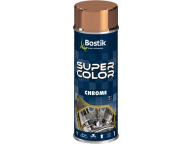 Zdjęcie: Lakier akrylowy z efektem chromu Super Color Chrome, chrom miedziany 400 ml BOSTIK