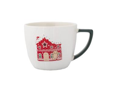 Zdjęcie: Kubek baryłka 540 ml Winter wool dekoracja piernikowy domek B ALTOM DESIGN