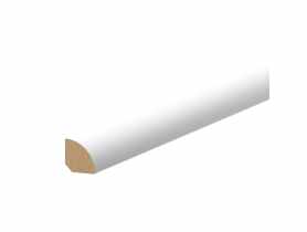 Listwa MDF ćwierćwałek 12x12 mm 2,2 m okleina półmat biały RAL 9003 CEZAR