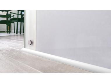 Zdjęcie: Listwa MDF ćwierćwałek 12x12 mm 2,2 m okleina półmat biały RAL 9003 CEZAR