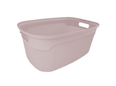 Zdjęcie: Kosz na pranie Marten 30 L różowy KEEEPER