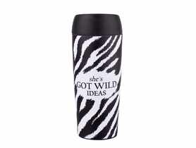 Kubek termiczny 400 ml dekoracja zebra ALTOMDESIGN