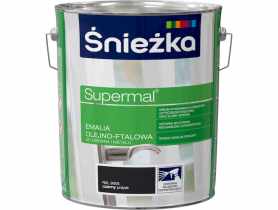 Emalia Supermal czarny RAL9005 10L ŚNIEŻKA