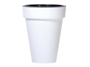 Zdjęcie: Doniczka Cube Slim biała 46 cm PROSPERPLAST