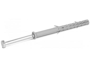 Zdjęcie: Kołek ramowy KD z długą strefą rozporu 10x140 mm i wkrętem z łbem heksagonalnym 1 szt. RAWLPLUG