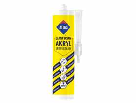 Akryl uniwersalny elastyczny 280 ml biały ATLAS