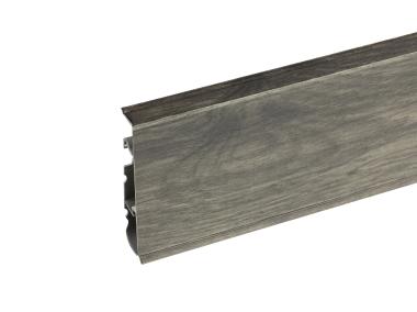Zdjęcie: Listwa przypodłogowa PVC Hi Line Prestige 2,2x7,5 cm 2,50 m Dąb Olivier Mat CEZAR