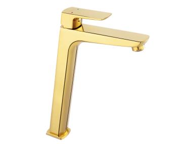 Zdjęcie: Bateria umywalkowa nablatowa Vitto VerdeLine, złoty FERRO