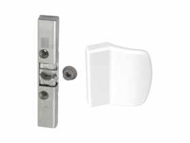 Zatrzask drzwi balkonowych Winkhaus BK z uchwytem białym METRO