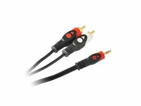 Kabel 1,5 m Jack 3,5 WT. -2xRCA WT. LB0022 LIBOX