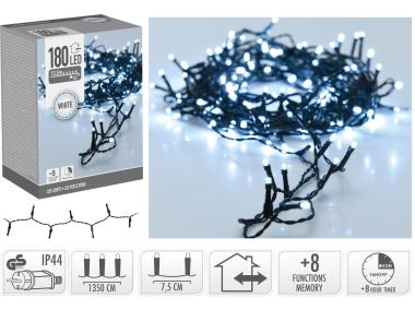 Zdjęcie: Łańcuch świetlny 13,5 m 180 led biały KOOPMAN
