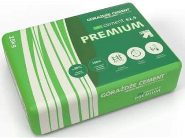Zdjęcie: Cement Premium 52,5 CEM II/A-M(S-LL) 52,5N 120 dni 25 kg GÓRAŻDŻE