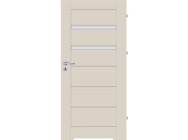 Zdjęcie: Drzwi wewnętrzne Credo 90P kaschmir FF, mleczna szyba, podcięcie NAWADOOR